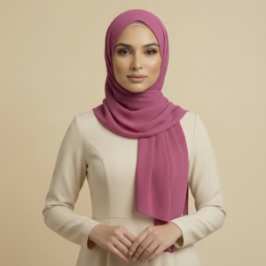Magenta Pashmina Hijab