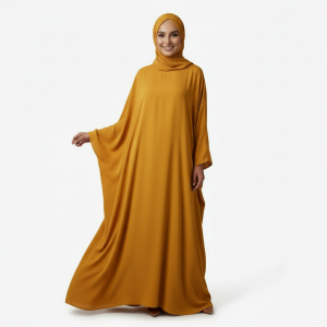 Mustard Georgette Burkha