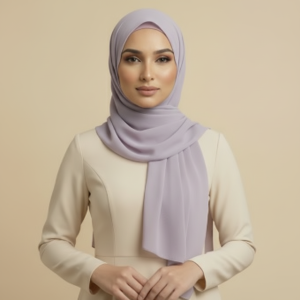 Lilac Pashmina Hijab