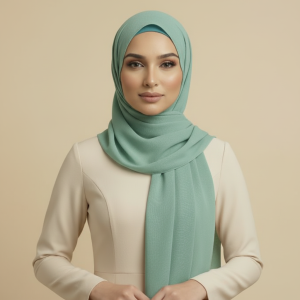 Turquoise Pashmina Hijab