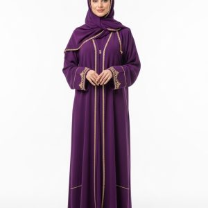Purple Dubai Abaya