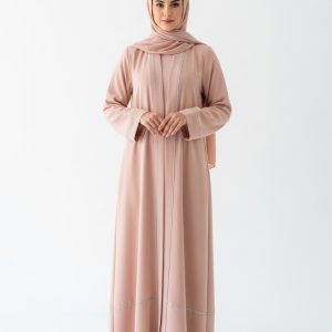 Peach Nida Abaya
