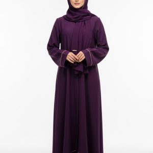 Dark Purple Nida Abaya