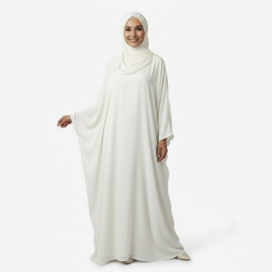 White Chiffon Burkha