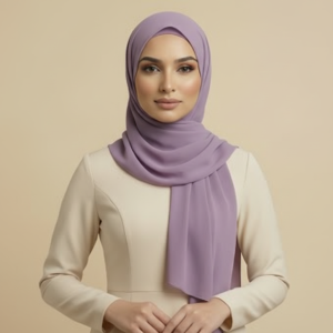 Purple Jersey Hijab