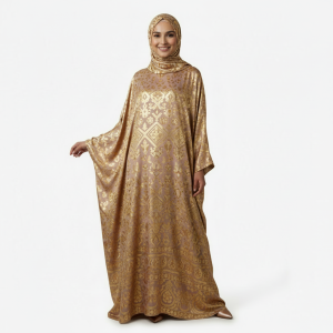 Gold Printed Burkha