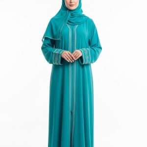 Turquoise Dubai Abaya