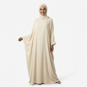 Cream Cotton Burkha