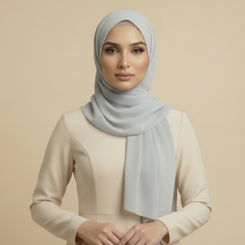 Silver Modal Hijab