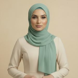 Teal Modal Hijab