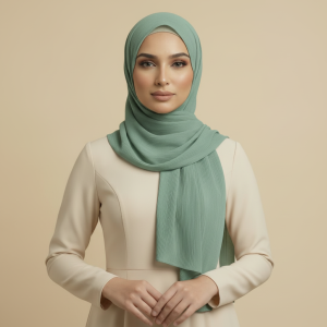 Bottle Green Modal Hijab