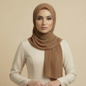 Brown Viscose Hijab