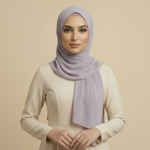 Lilac Jersey Hijab