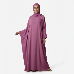 Magenta Plain Burkha