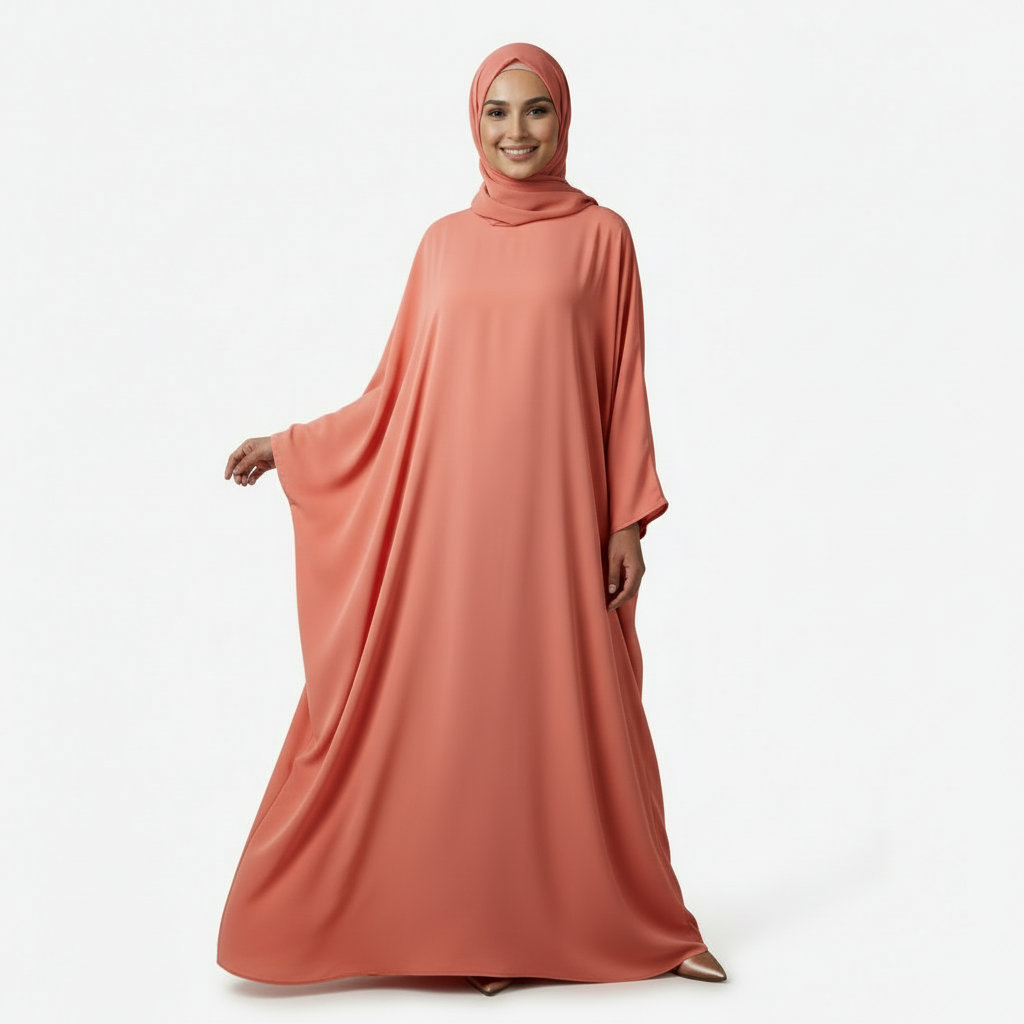 Coral Pakistani Burkha