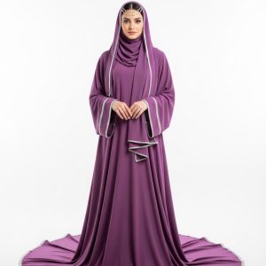 Lavender Umbrella Abaya