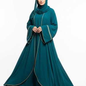 Teal Umbrella Abaya