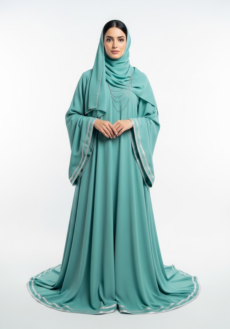 Mint Umbrella Abaya