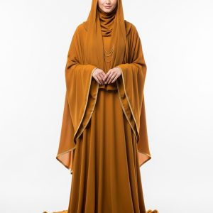 Mustard Umbrella Abaya