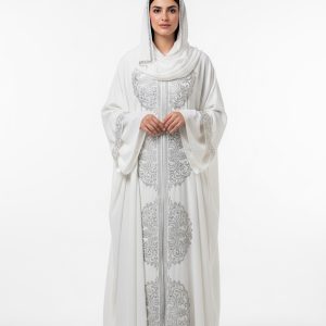 White Kaftan Abaya