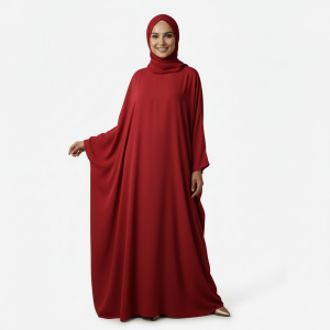 Red Dubai Burkha