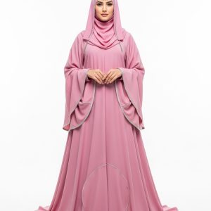 Light Pink Umbrella Abaya
