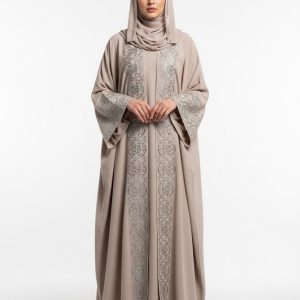 Beige Kaftan Abaya