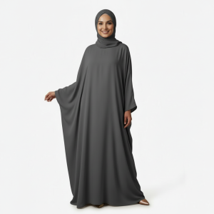 Charcoal Saudi Burkha