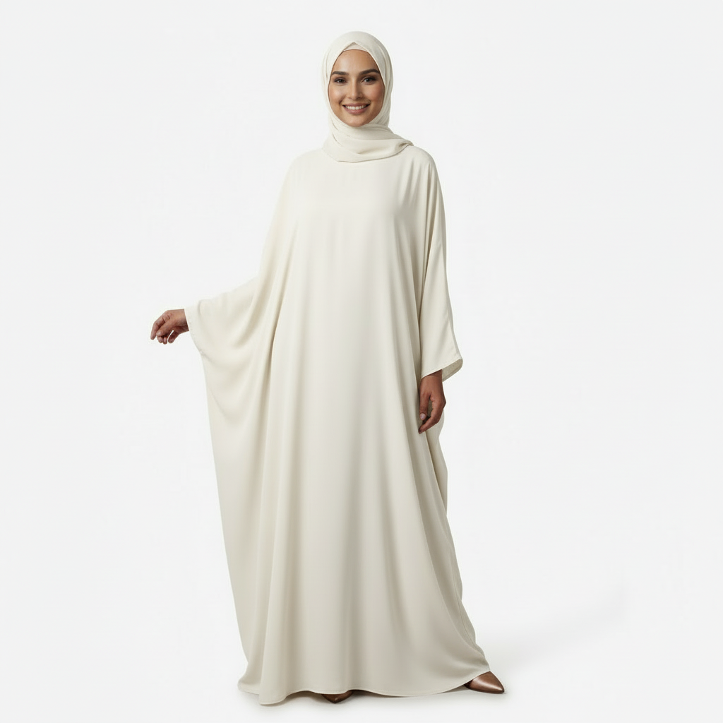 Off White Saudi Burkha