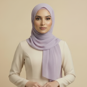 Lavender Net Hijab