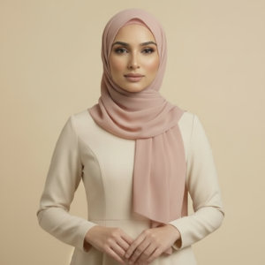 Rose Net Hijab