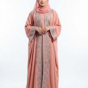 Peach Kaftan Abaya