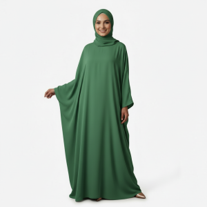 Green Plain Burkha