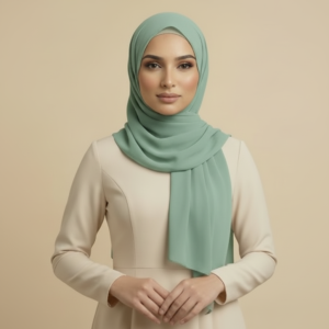 Bottle Green Ribbed Hijab