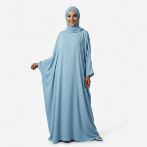 Sky Blue Kaftan Burkha