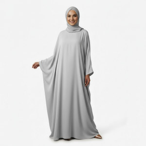 Silver Kaftan Burkha