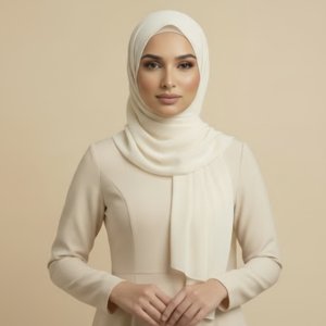 White Lycra Hijab