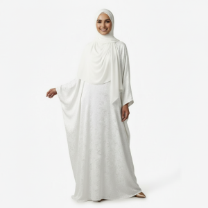 White Fancy Burkha
