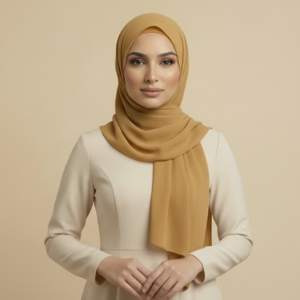 Mustard Lycra Hijab