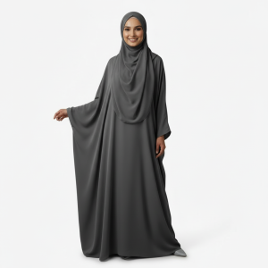 Grey Nida Burkha