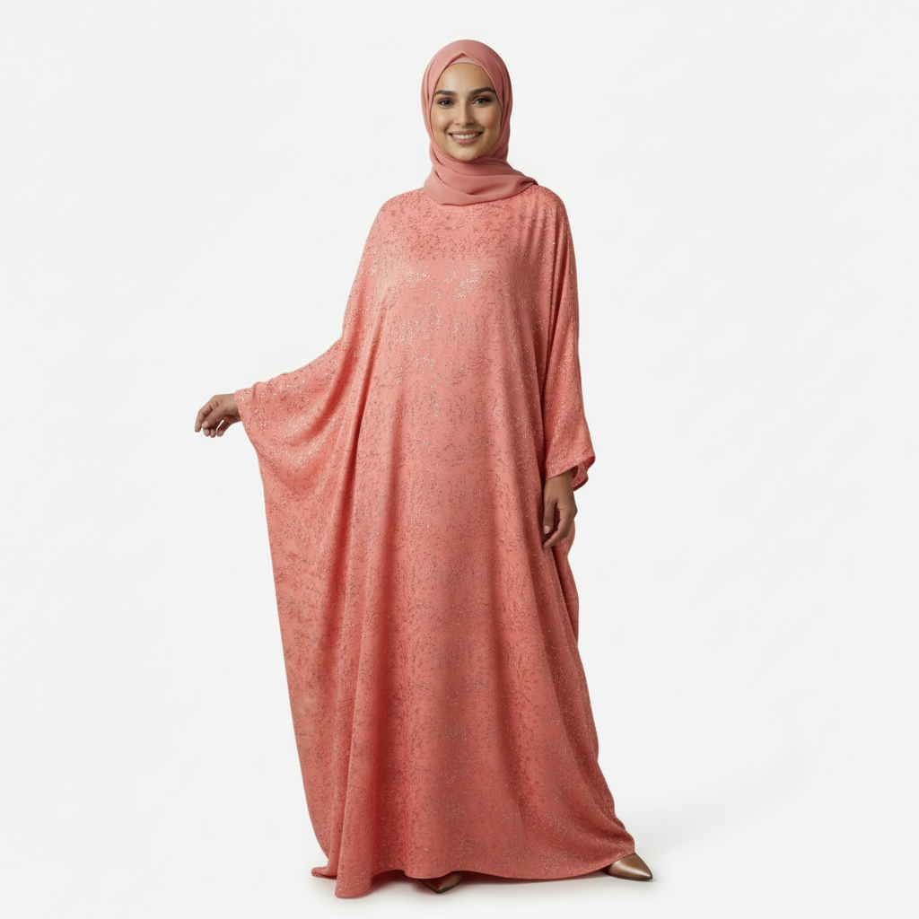 Coral Fancy Burkha