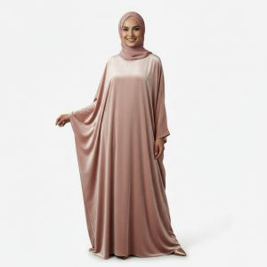 Nude Velvet Burkha
