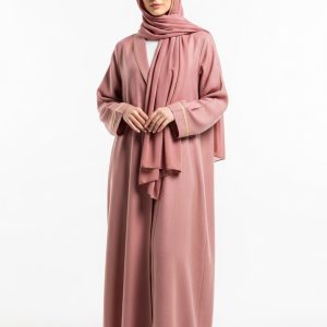 Rose Linen Abaya