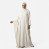 Off White Velvet Burkha