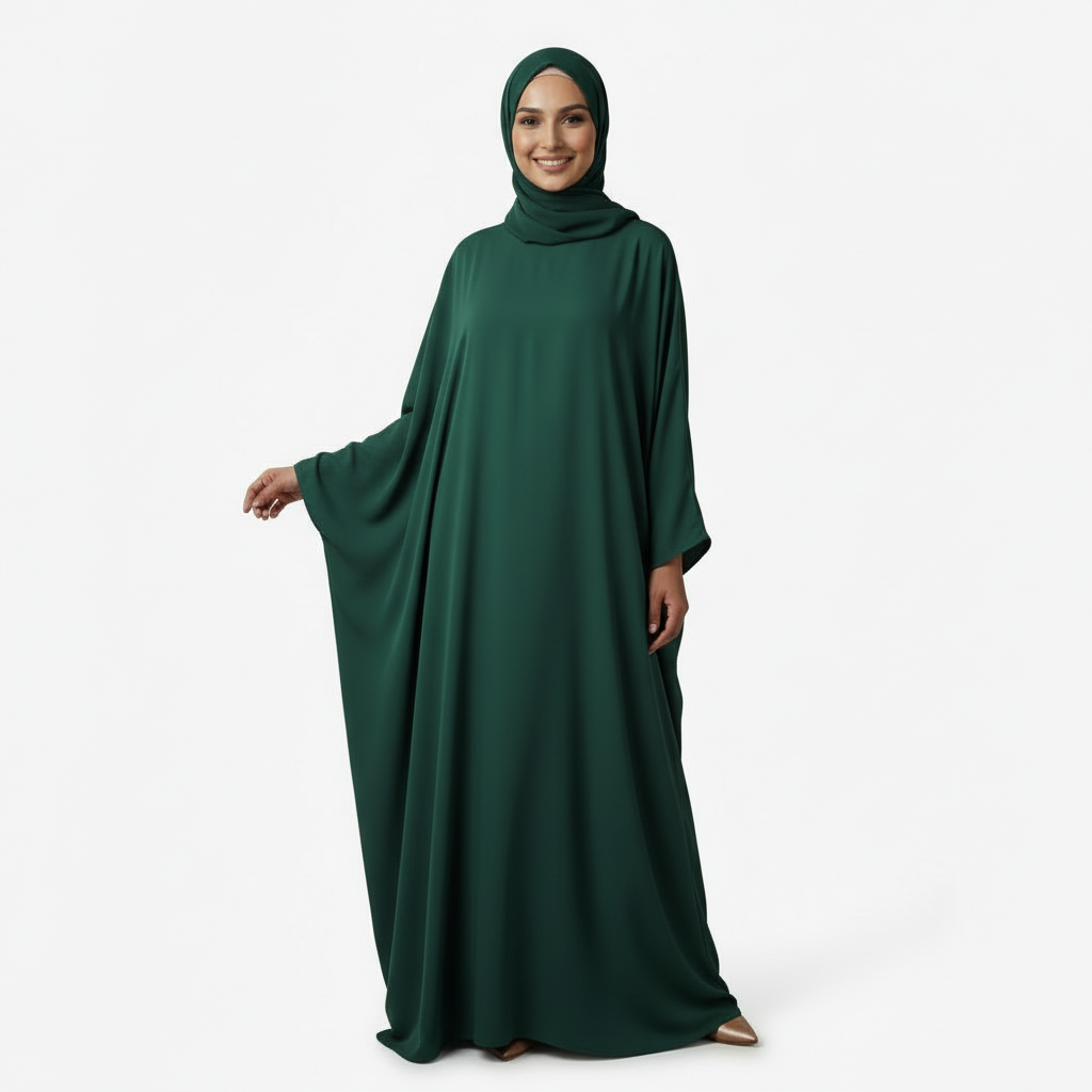 Dark Green Nida Burkha