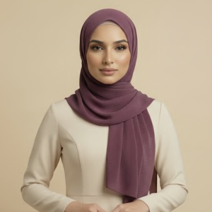 Plum Velvet Hijab