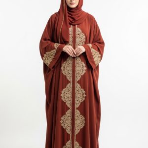 Rust Kaftan Abaya