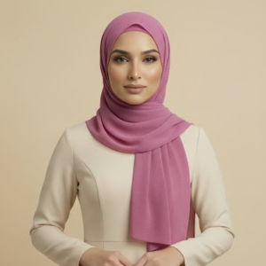 Magenta Mesh Hijab