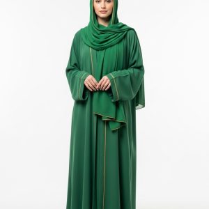 Green Rayon Abaya