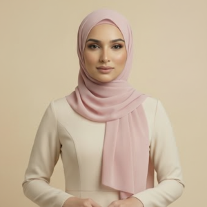 Pink Rayon Hijab